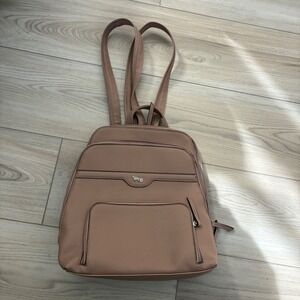 Mathew and Julian Rose Tan Backpack Purse Convertible Shoulder Bag‎